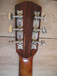 Limning af kn&aelig;kket guitarhovede
